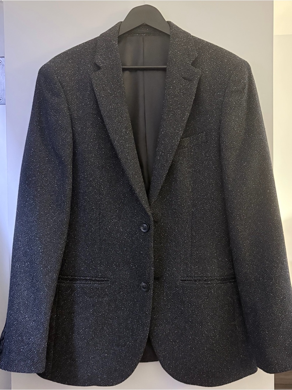 Topman Black Tweed Blazer